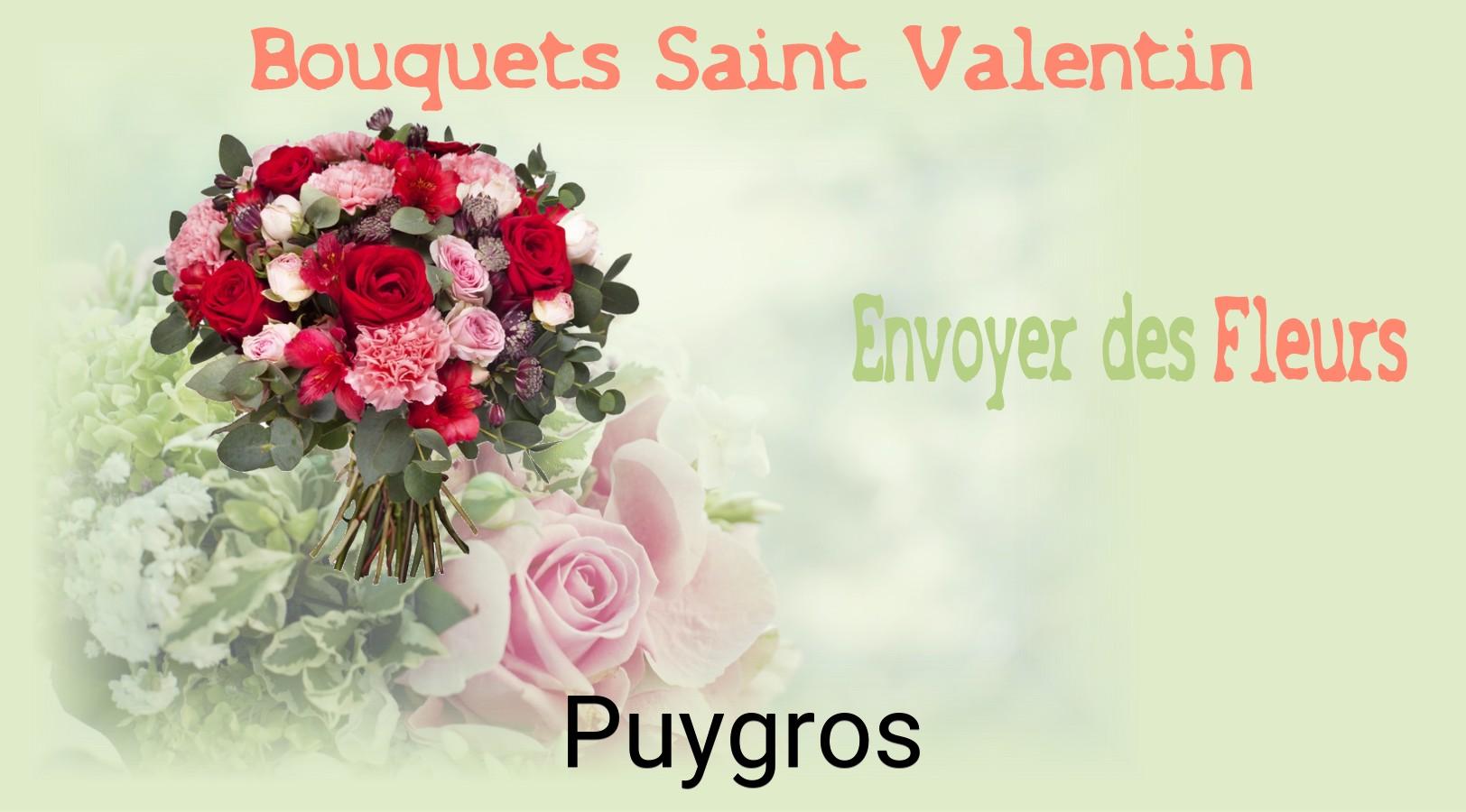 Roses de Saint-Valentin livrées à Puygros